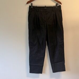 Talbots black wms sz 6 pleated Chinos